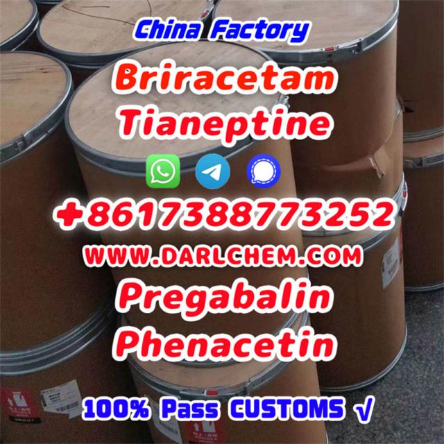 pregabalin Brivaracetam Tianeptine raw crystal powder 148553-50-8 Factory
