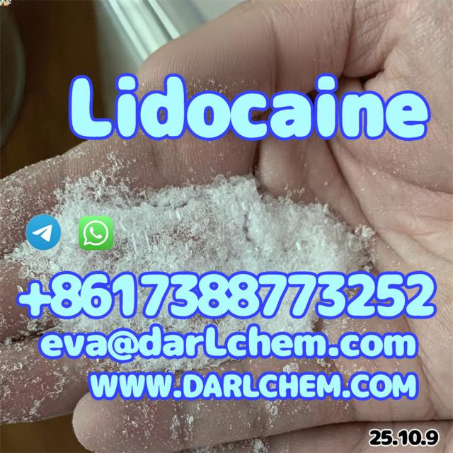 99% Pure Lidocaine base hcl crystals powder 137-58-6 No Customs Issues