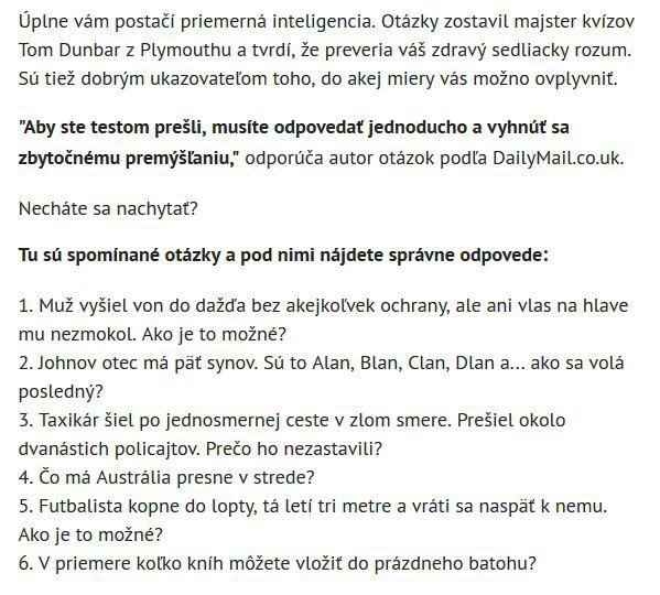 Selský rozum